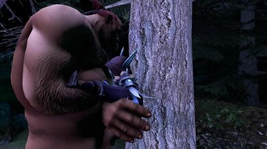 The Tenacious Sylvanas vs the Brutish Ogre: A Steamy Battle of Sexual Dominance
