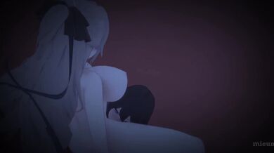 [mieun] Seele x Bronya Rewritten: Seeing [mieun] and Bronya's Hot Lesbian Action!