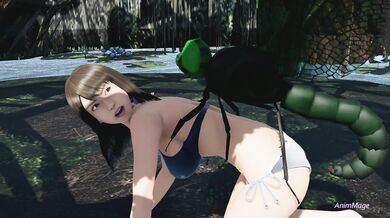 The Beauty's Fierce Encounter with a Sexy Dragonfly