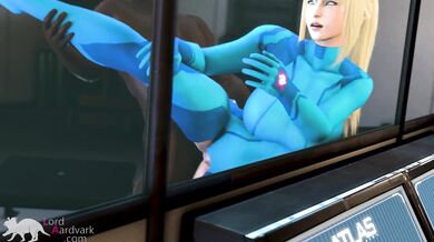 Golden Showers with Samus and her Phazon Experiment in the Forbidden Dungeon of Lord Aardvark