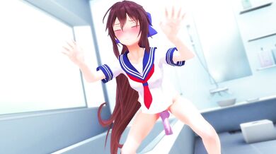 Hikari Fist Pounding Anal Action with Dildos