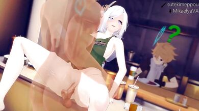 Sexy Cafe Cheating