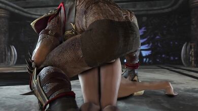 Shao Kahn Ravished by Powerful Pussy of Power Girl [Rrostek]
