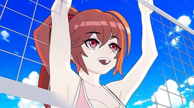 Big Boobies Bang at the Beach: Blazblue Amplected