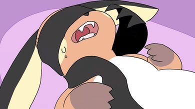 Fucking Mimikyu's Ass with Raichu's Big Dick
