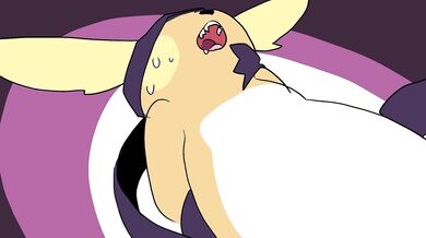 Fucking Mimikyu's Ass with Raichu's Big Dick