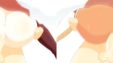 [EXGA] Split-Screen Double Penetration: 2D x2 vs. P