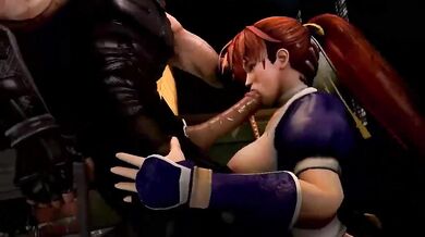 Onagi's Sexual Encounter with Kasumi and Ryu Hayabusa