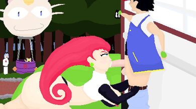 Ash Finally Gets Fucked Hard By Mommy and Her Friends