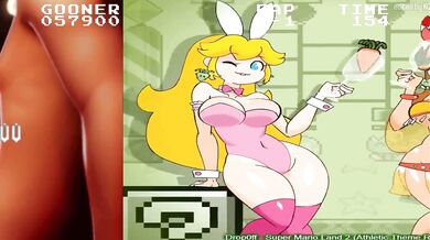 Mario's Bitches Get Tapped Raw in Princess Peach's Castle