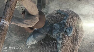 Tied Up and Stuffed: [4K] Gagged, Bound And Bloated [ChitterCG]