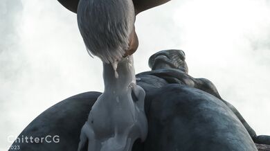 Tied Up and Stuffed: [4K] Gagged, Bound And Bloated [ChitterCG]