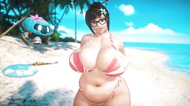 Curvy Cutie Mei's Wet and Wild Adventure
