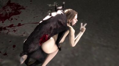 Jill Tames Undead Pup in a Gruesome Fashion [DeathBySexualThrills | SickForestMurder]