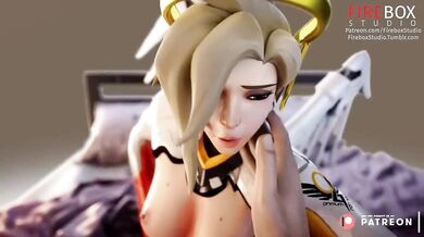 Mercy Widowmaker Threesome