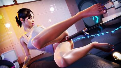 Portal Lust: Chell's Adventures with a Mechanical Cock