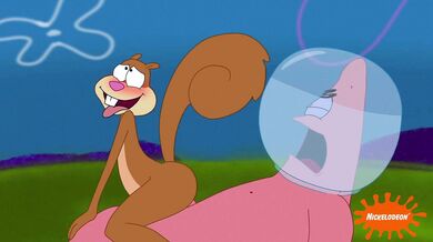 Sandy Rides Patrick's Shaft Like a Pro