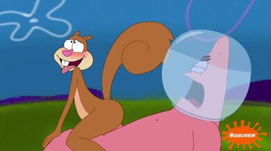 Sandy Rides Patrick's Shaft Like a Pro