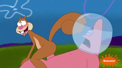 Sandy Rides Patrick's Shaft Like a Pro