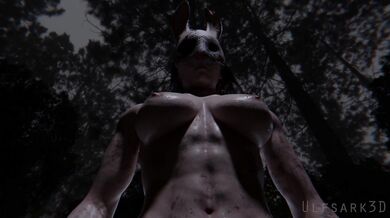 Sultry Huntress in Lustful 3D Adventure with Ulfsarks