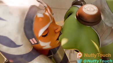 Star Wars: The Clone Wars - Ahsoka Tano's Jedi Training Gets Her Fucked by Hera Syndulla