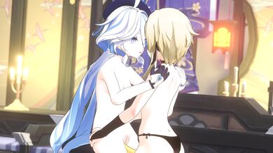 'Lumine's Surprise Fucking by Aiden the Hentai Master'