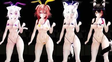 Sweaty Bikini Tease - Holographic Game Addicts