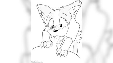 Canine Cum Guzzling