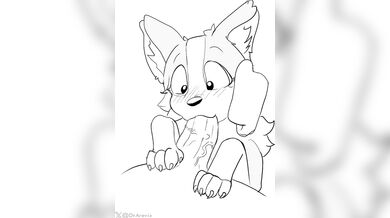 Canine Cum Guzzling