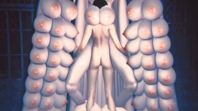 Imprisoned by the Demon Lord's Monsterous Tits, a Helpless Angel Suffers Intense Pleasure and Pain in the Belly of the Beast!