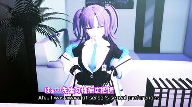 The Hot and Steamy Yuuka Cuckoldry Report with Both Parts [Uncensored]