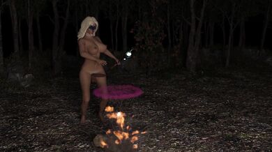 Erotic Adventures of a Transgender Sorceress: Futanari Witch with Scorching Magic