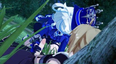 Unleashing the Beast: Moonlight Fury with Furina and Jean in Genshin Impact
