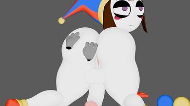 Anal-Loving Pomni Gets Her Pussy Stretched and Licked to Perfection in 'The Anal Show'