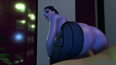 'Watch Me Ride My Husband's Big Black Dildo Like A Pro[Overwatchlover321]'