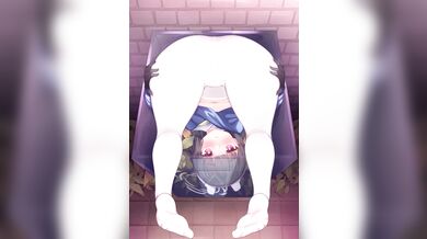 Wasting away in the trash can, Miyu moans as she desperately seeks release from her overflowing rubbish bin.