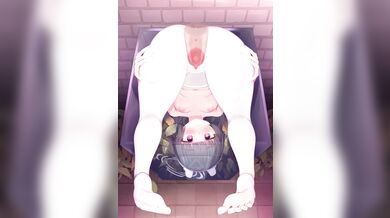 Wasting away in the trash can, Miyu moans as she desperately seeks release from her overflowing rubbish bin.