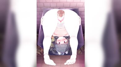 Wasting away in the trash can, Miyu moans as she desperately seeks release from her overflowing rubbish bin.