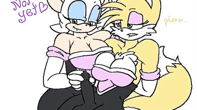 Futanari Tails vs. the Red Fox (Rouge)