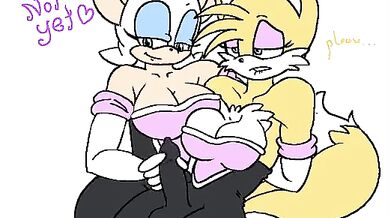 Futanari Tails vs. the Red Fox (Rouge)