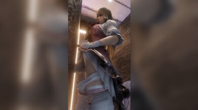 Anal Queen Lili Stands on her Fucking Hole, Moaning Loudly