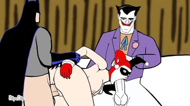 Harley Gets Fucked By Clown And Mouse