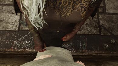 The sexy Firefighter's howling sex session in the forest with slow motion effects.