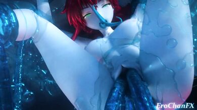 Tentacle-fucked Rias Gremory Underwater Edition