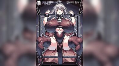 Tied-up Kyosuke Fujiwara gets brutally pounded by the demonic Sariel