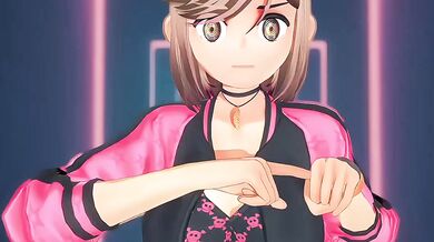 Aggressive Tease: Suggestive Fucking Gesture with Ahannibal