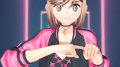 Aggressive Tease: Suggestive Fucking Gesture with Ahannibal