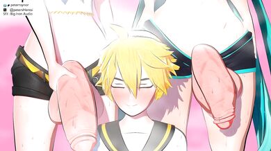 Kagamine Len's Balls Worshipped