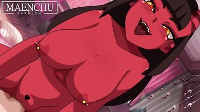 Tiny Dicked Meru Gets Double Penetrated in the Ass and Mouth by Two Horny Schoolgirls