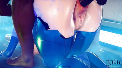 'Mega Man's Mom, Samus Aran, is a Sexy Space Hunter who needs to be penetrated deep and hard in every hole!'